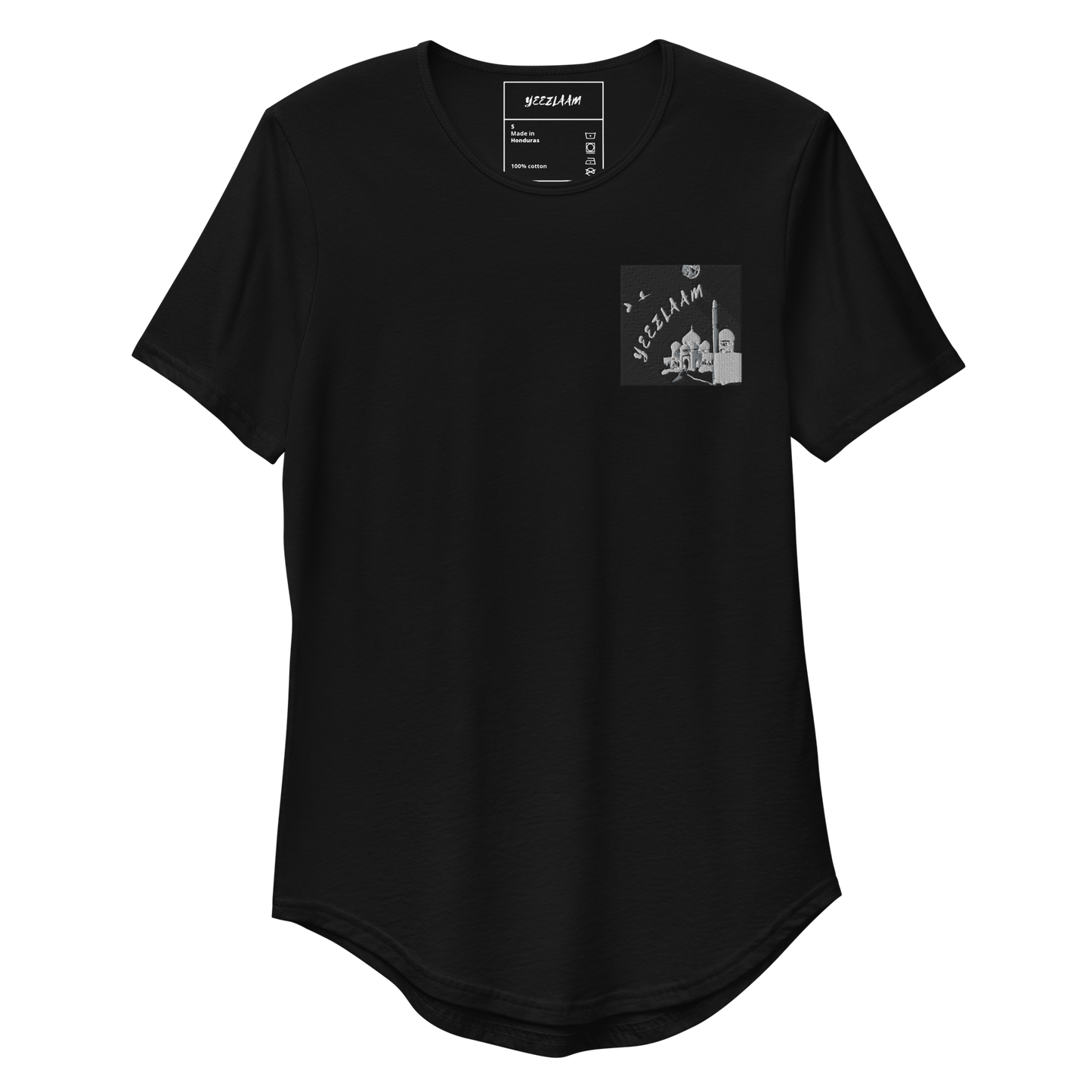 YEEZLAAM- Men's Curved Hem T-Shirt