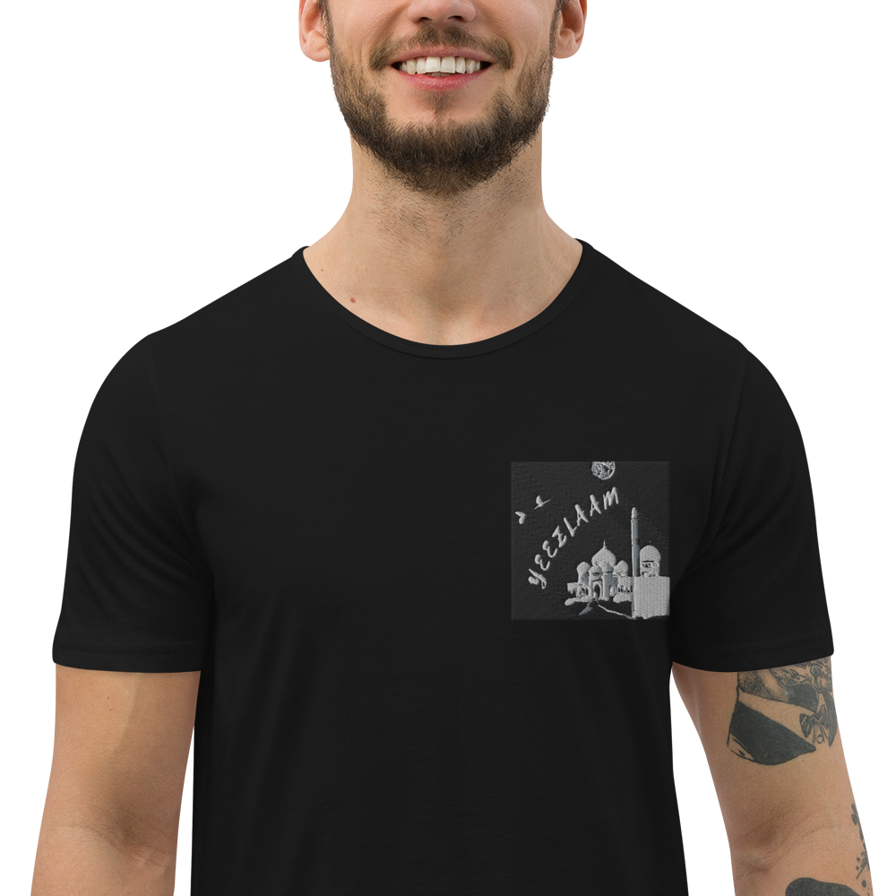 YEEZLAAM- Men's Curved Hem T-Shirt